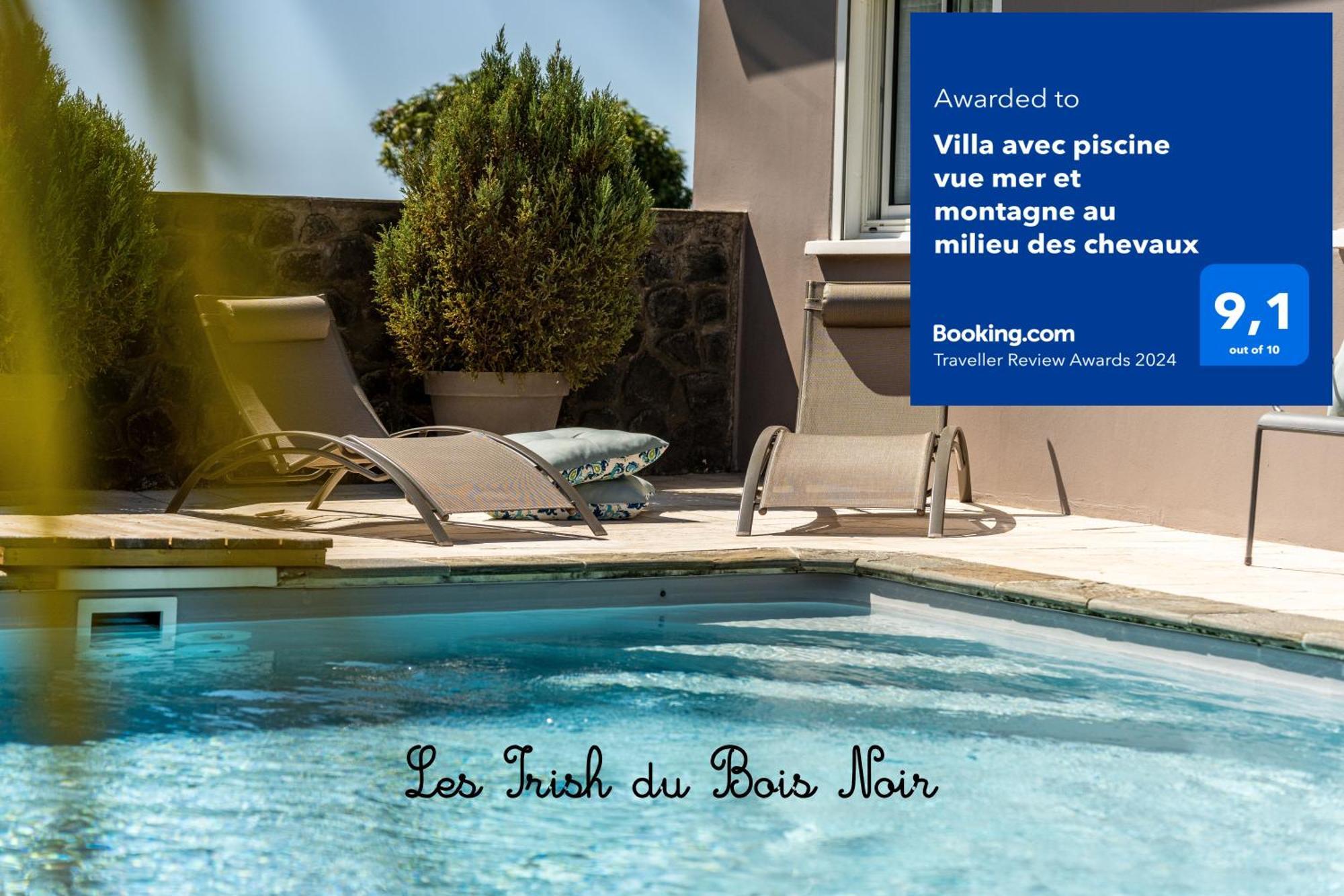 Villa Avec Piscine Vue Mer Et Montagne, En Pleine Nature Saint-Joseph Exteriör bild